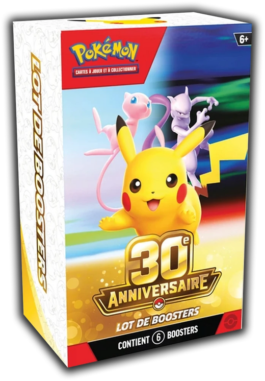 Lot de 6 boosters 30e Anniversaire